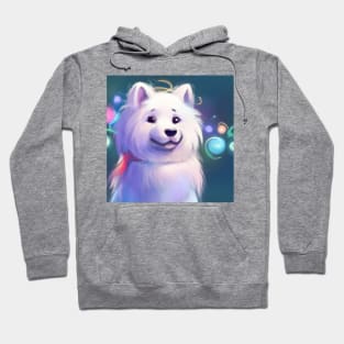 Cute Samoyed Drawing Hoodie